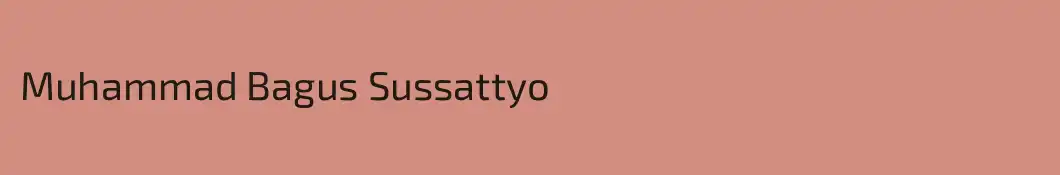 Muhammad Bagus Sussattyo